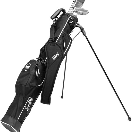 - Lightweight  Bag with Strap and Stand – Easy to Carry and Durable Pitch N Putt Golf Bag – Golf Stand Bag for the Driving Range, Par 3 and Executive Courses – 31.5 Inches Tall…
