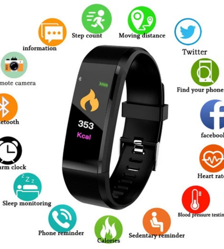 Fitness Smart Watches for Men & Women, Blood Pressure & Heart Rate Monitor Activity & Fitness Tracker Watch, Waterproof Android & Iphone Smart Watches for Women (PURPLE)